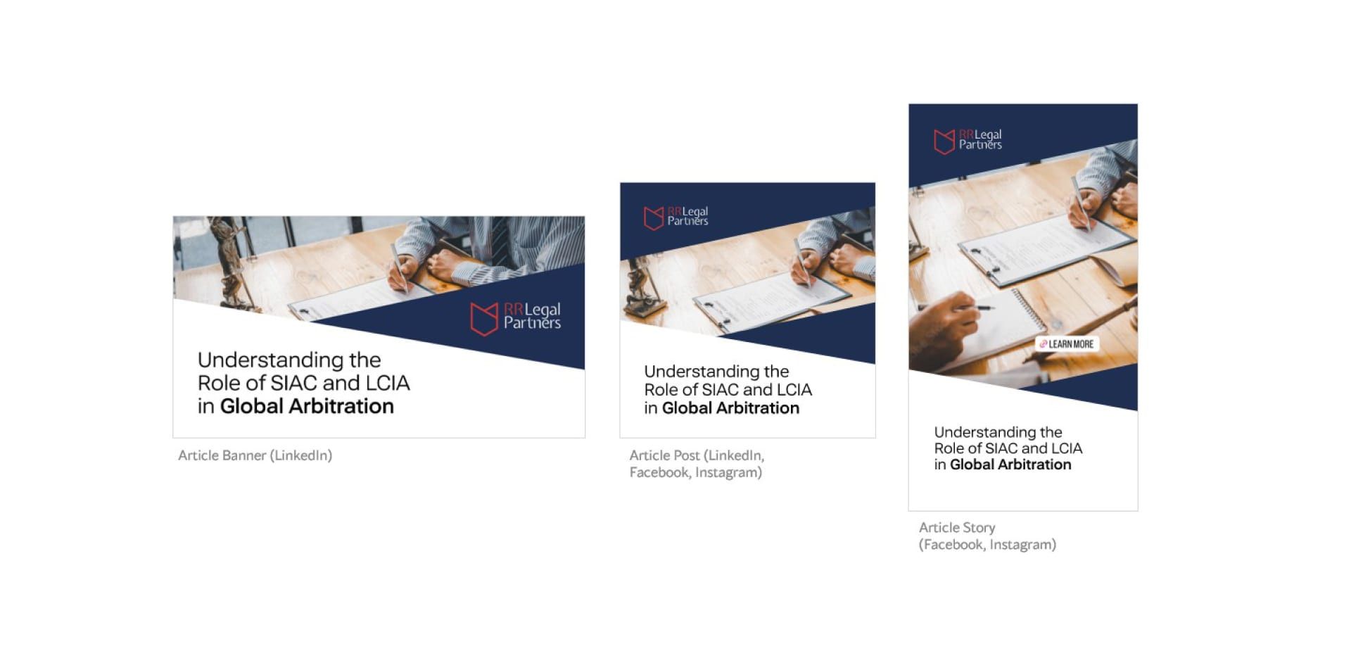 RR Legal article banner, post and story on global arbitration